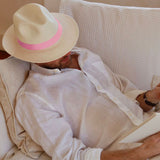 Le Panama Homme - Rose pâle