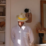 Le Panama Homme - Jaune