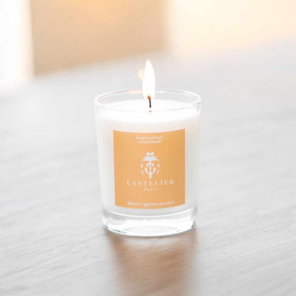 Candle Monoï et agrumes au soleil