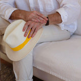 Le Panama Homme - Jaune
