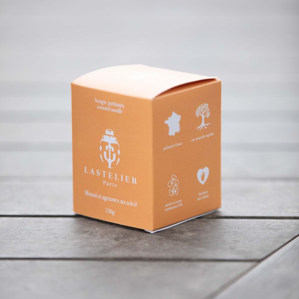 Candle Monoï et agrumes au soleil