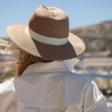 PORTOFINO the babooshka white lurex hat