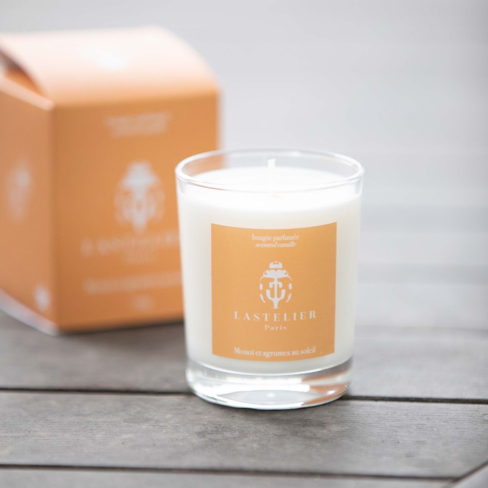 Candle Monoï et agrumes au soleil
