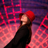 Moulin Rouge ® x Lastelier - Bob Smile rouge Femme - Lastelier