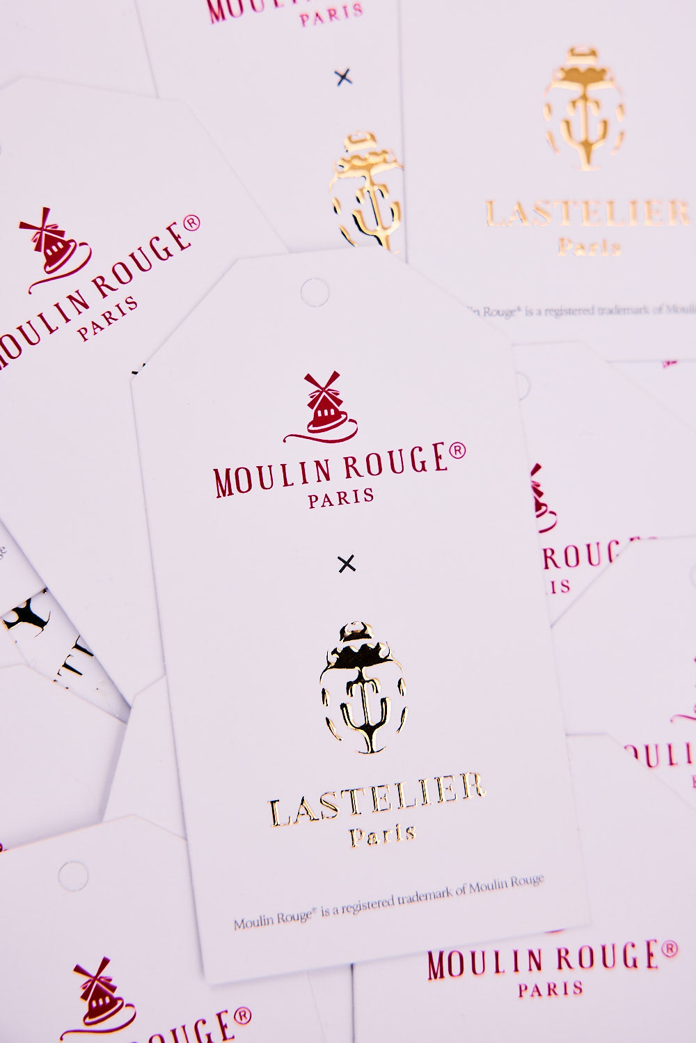 Moulin Rouge ® x Lastelier - Bob Smile rouge Femme - Lastelier