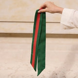 Twilou rayé vert/rouge