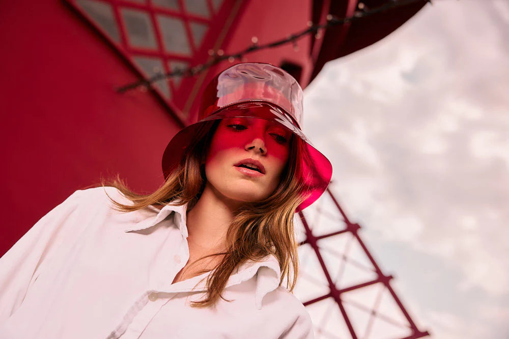 Moulin Rouge ® x Lastelier - Bob Smile rouge Femme - Lastelier